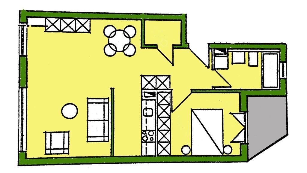 Gapart - Apartments Mit Kueche Lipsia Esterno foto